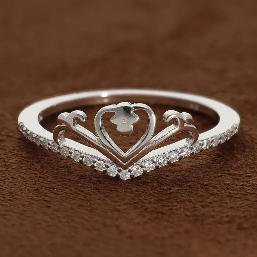 925 heart ring discount