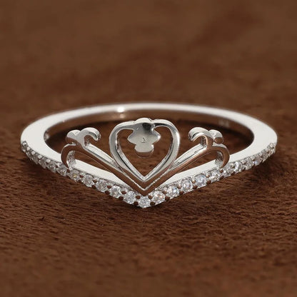 Italian Silver 925 Heart Ring - Fkjrnsl2948 Rings