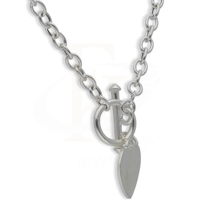 Sterling Silver 925 Heart Shaped Necklace - Fkjnklsl2984 Necklaces