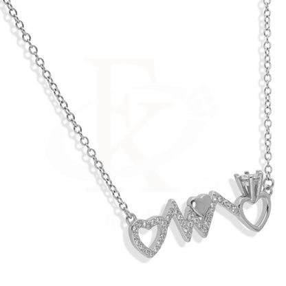 Italian Silver 925 Heartbeat Necklace - Fkjnklsl2197 Necklaces