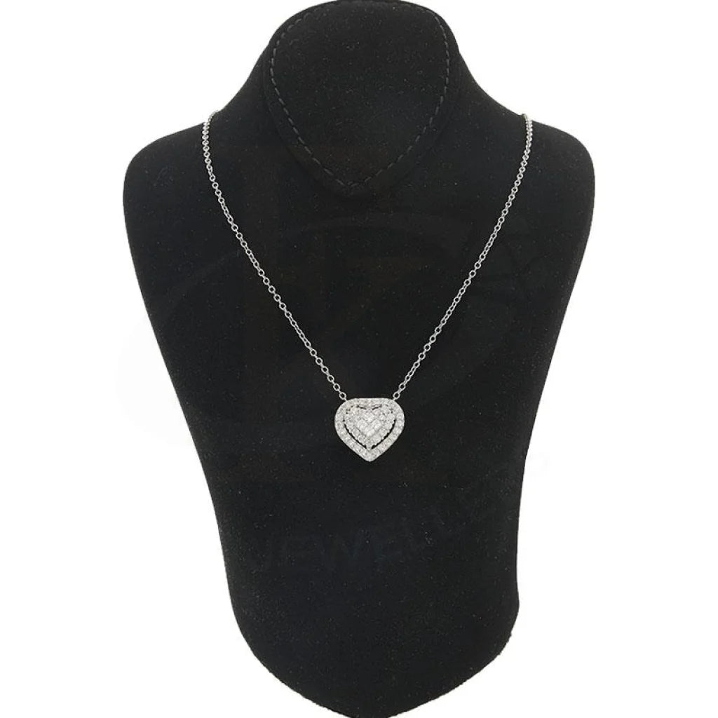 Italian Silver 925 Hearts Necklace - Fkjnklsl2205 Necklaces