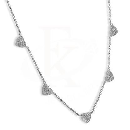 Italian Silver 925 Hearts Necklace - Fkjnklsl2579 Necklaces