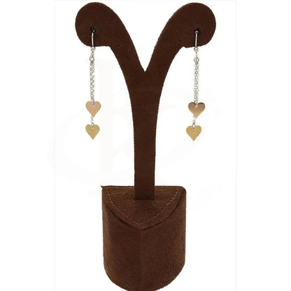 Italian Silver 925 Hearts Pendant Set (Necklace And Earrings) - Fkjnklstsl2343 Sets