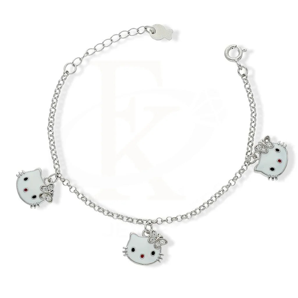 Italian Silver 925 Hello Kitty Bracelet - Fkjbrlsl2286 Bracelets