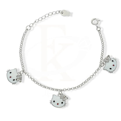 Italian Silver 925 Hello Kitty Bracelet - Fkjbrlsl2286 Bracelets