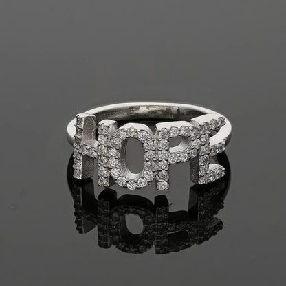 Italian Silver 925 Hope Ring - Fkjrnsl3499 Rings