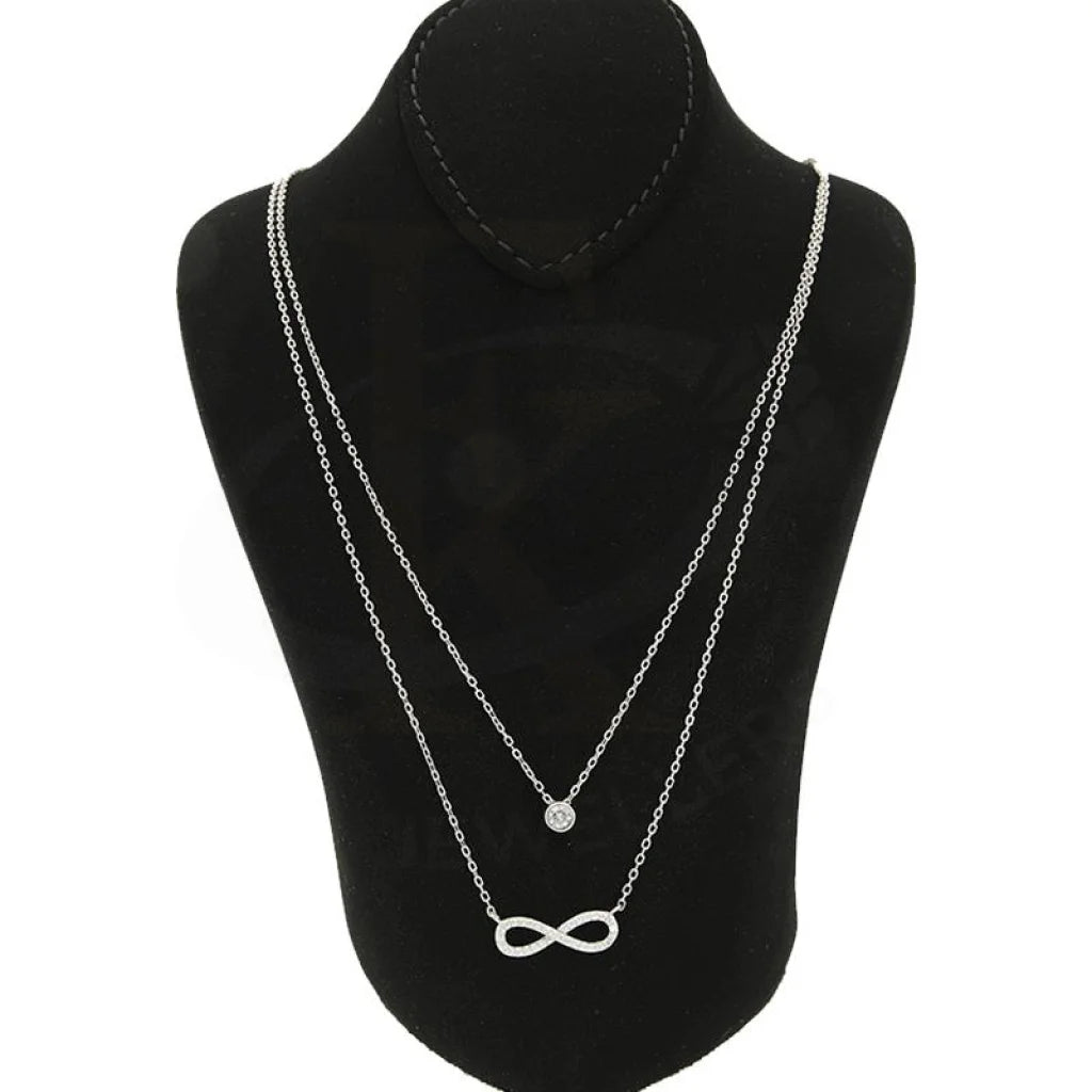 Italian Silver 925 Infinity Necklace - Fkjnklsl2701 Necklaces