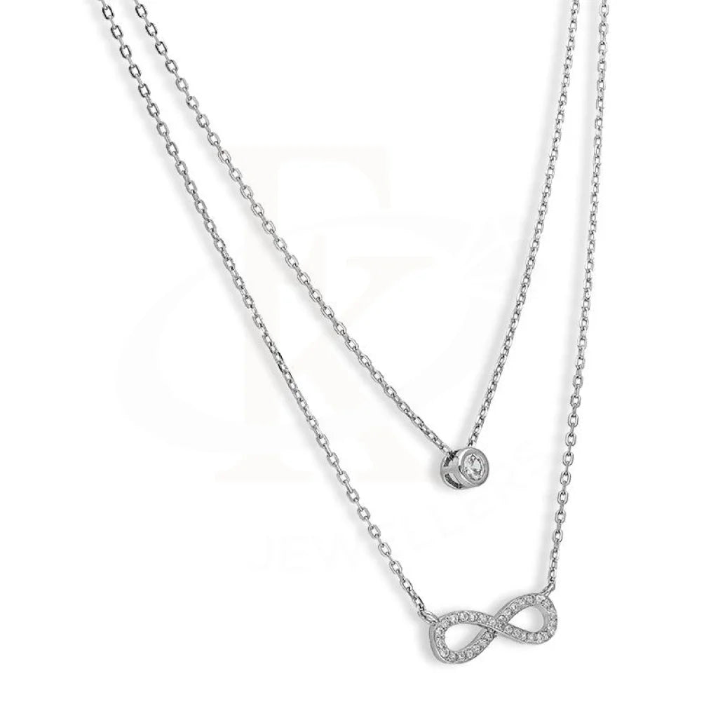 Italian Silver 925 Infinity Necklace - Fkjnklsl2701 Necklaces