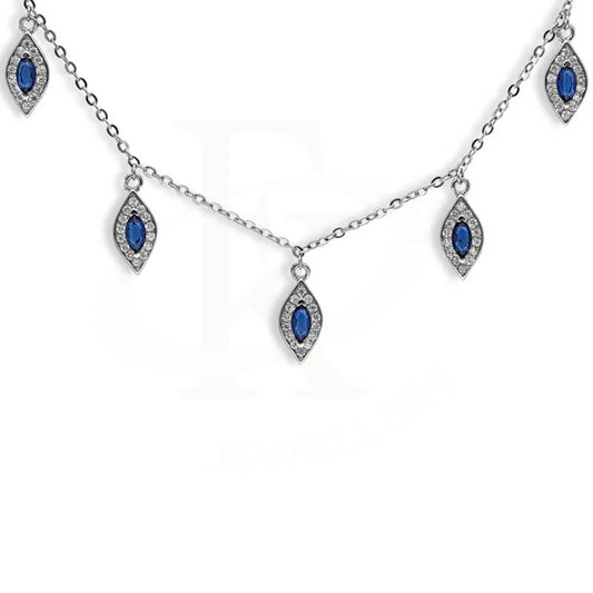 Sterling Silver 925 Marquise Shaped Necklace - Fkjnklsl2974 Necklaces