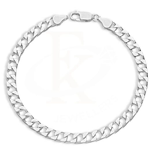 Italian Silver 925 Mens Curb Bracelet - Fkjbrlsl2650 Bracelets