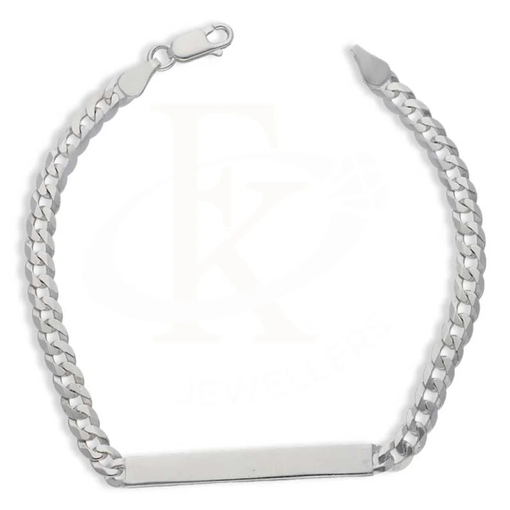 Sterling Silver 925 Mens Curb Bracelet - Fkjbrlsl2868 Bracelets