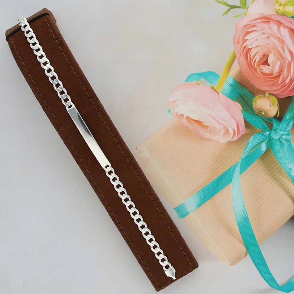 سوار رجالي من الفضة الإسترلينية عيار 925 - Fkjbrlsl2875