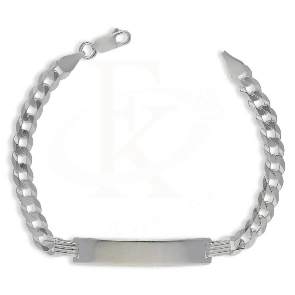 Sterling Silver 925 Mens Curb Bracelet - Fkjbrlsl2891 Bracelets