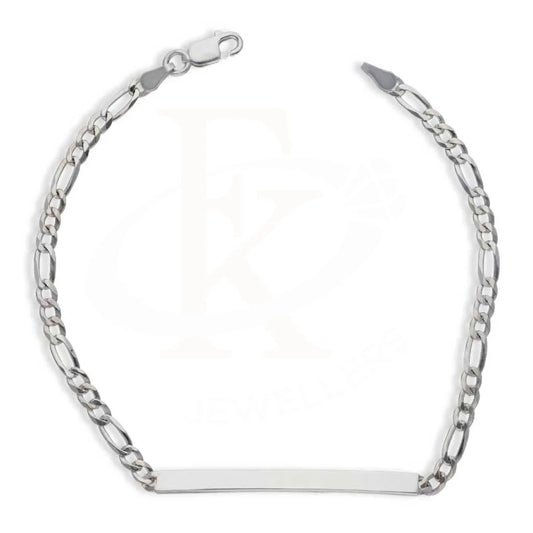 Sterling Silver 925 Mens Figaro Bracelet - Fkjbrlsl2867 Bracelets