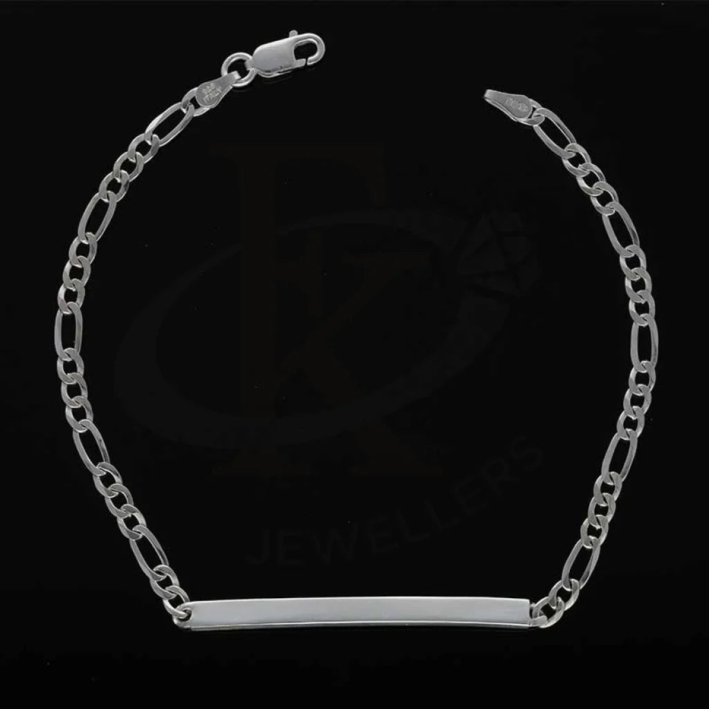 Sterling Silver 925 Mens Figaro Bracelet - Fkjbrlsl2867 Bracelets