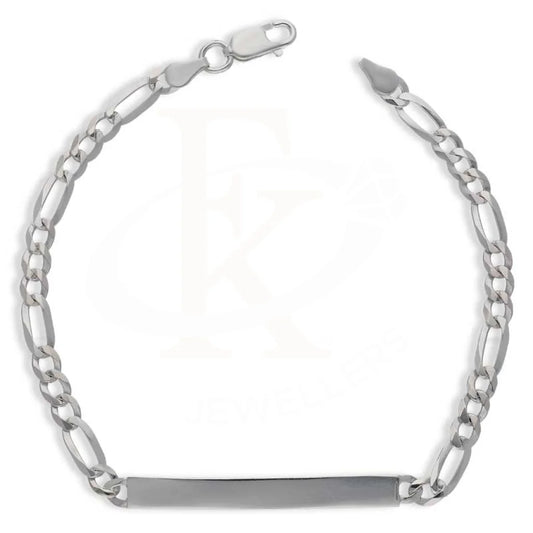 Sterling Silver 925 Mens Figaro Bracelet - Fkjbrlsl2869 Bracelets