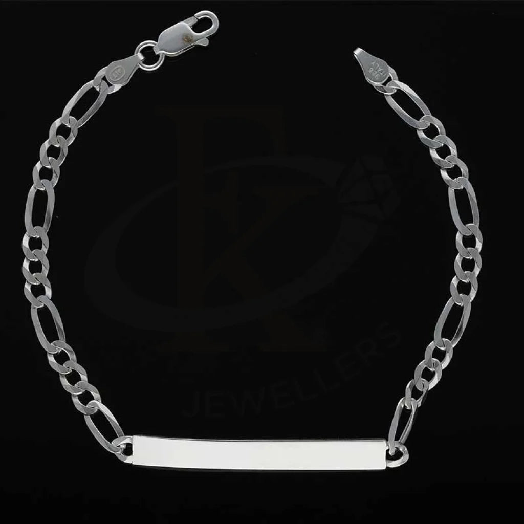 Sterling Silver 925 Mens Figaro Bracelet - Fkjbrlsl2871 Bracelets