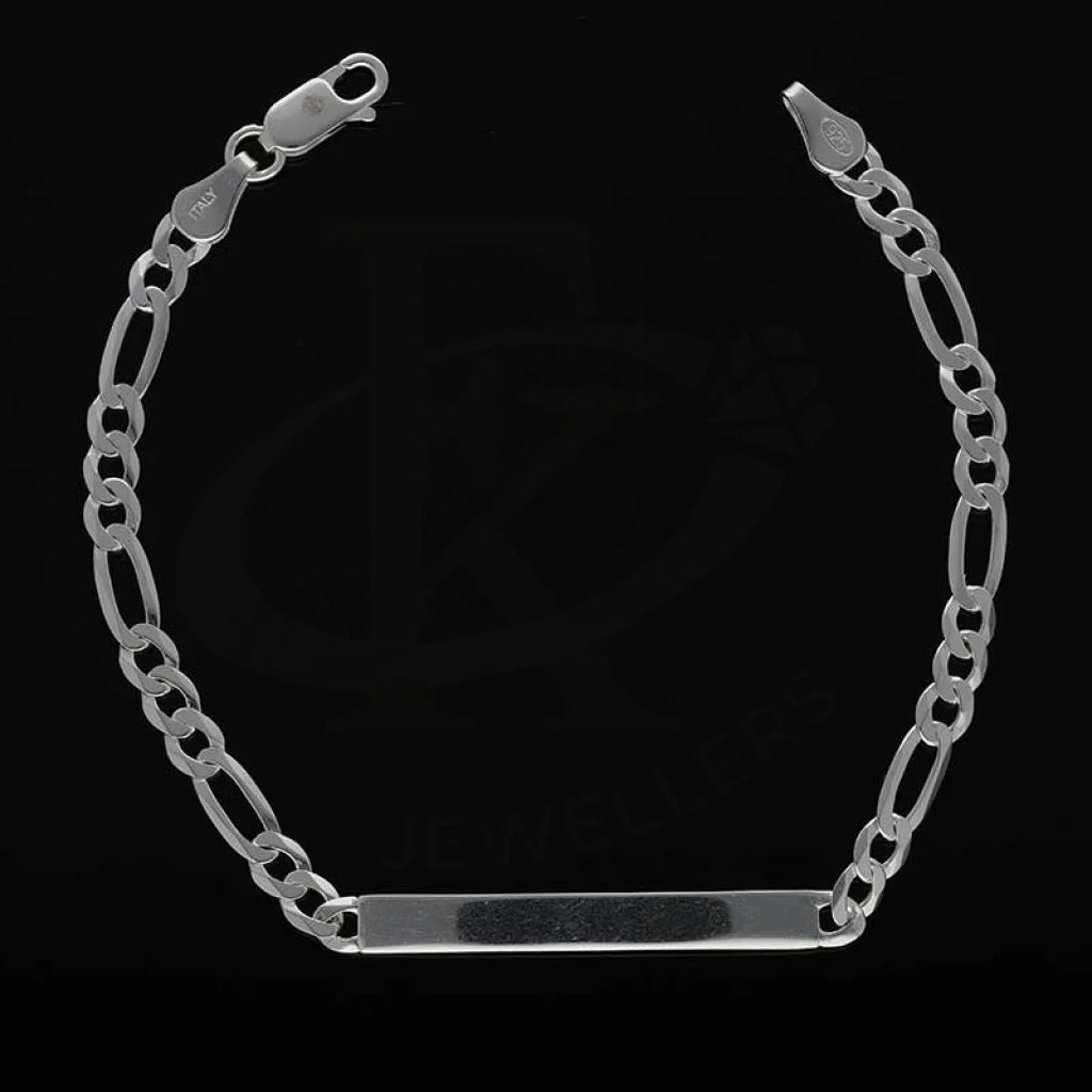 Sterling Silver 925 Mens Figaro Bracelet - Fkjbrlsl2877 Bracelets