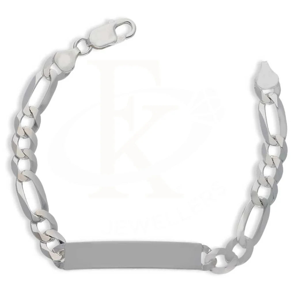 Sterling Silver 925 Mens Figaro Bracelet - Fkjbrlsl2878 Bracelets