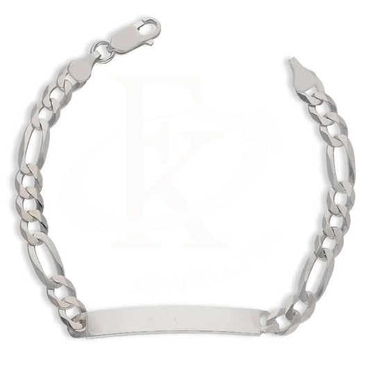 Sterling Silver 925 Mens Figaro Bracelet - Fkjbrlsl2880 Bracelets