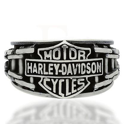 Italian Silver 925 Mens Harley Davidson Biker Ring - Fkjrnsl2501 Rings