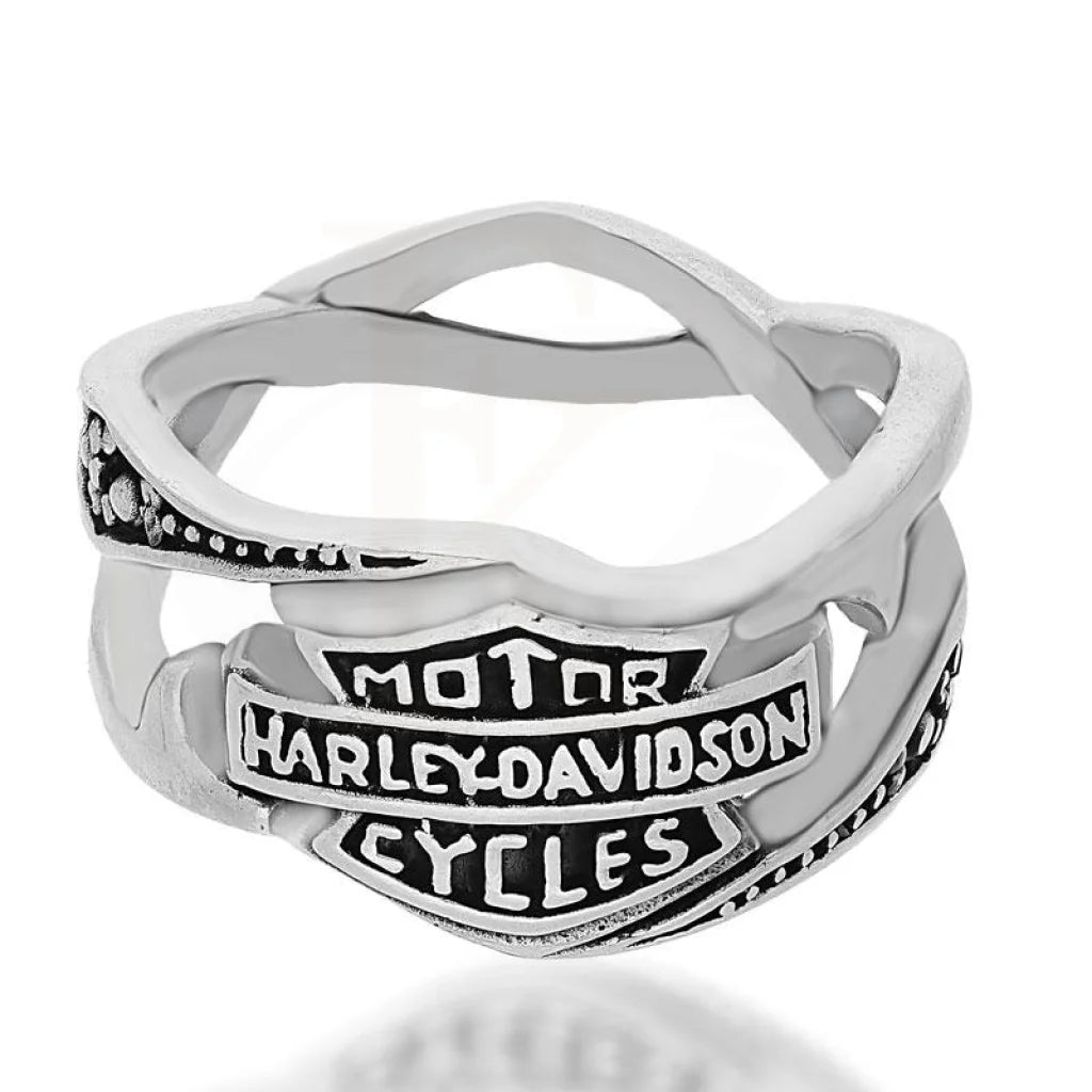 Italian Silver 925 Mens Harley Davidson Biker Ring - Fkjrnsl2502 Rings