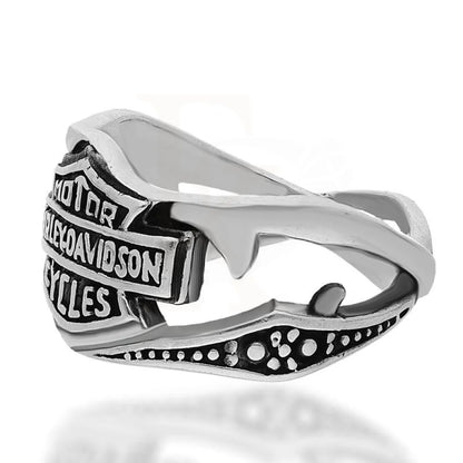 Italian Silver 925 Mens Harley Davidson Biker Ring - Fkjrnsl2502 Rings