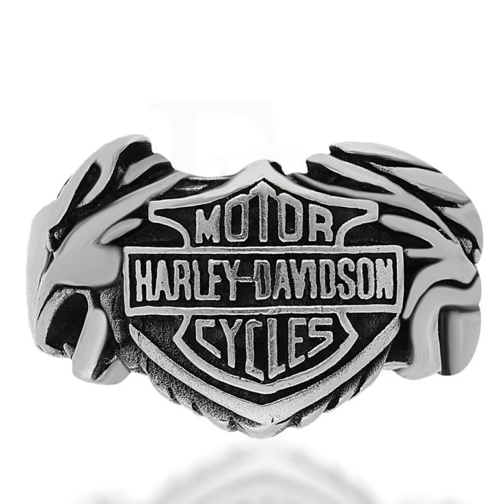 Italian Silver 925 Mens Harley Davidson Biker Ring - Fkjrnsl2503 Rings