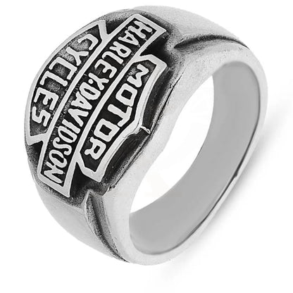 Classic Sterling Silver 925 Harley Davidson Biker Ring