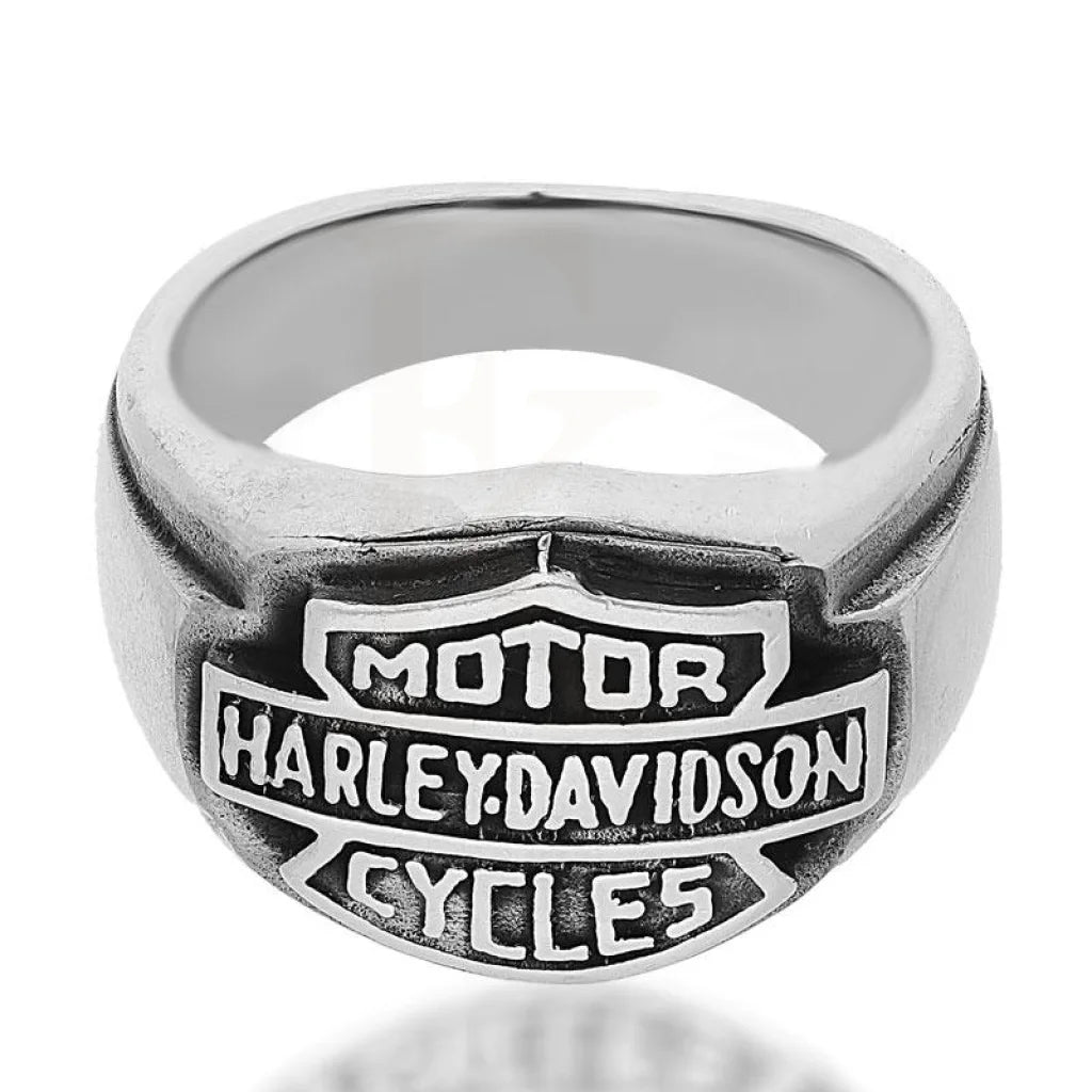 Men's Harley-Davidson Motorcycle® Comfort Fit Wedding Band Sterling Silver  Available in Sizes 9-15 HDR0216