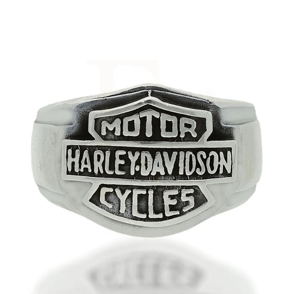 Italian Silver 925 Mens Harley Davidson Biker Ring - Fkjrnsl2504 Rings