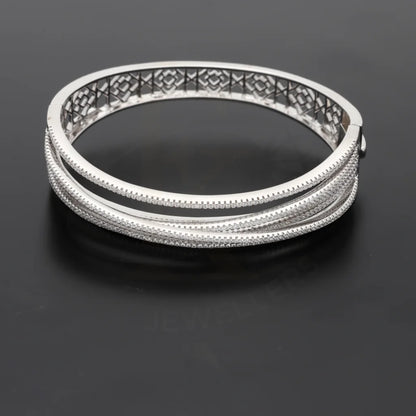 Sterling Silver 925 Multi Strand Bangle - Fkjbngsl7925 Bangles