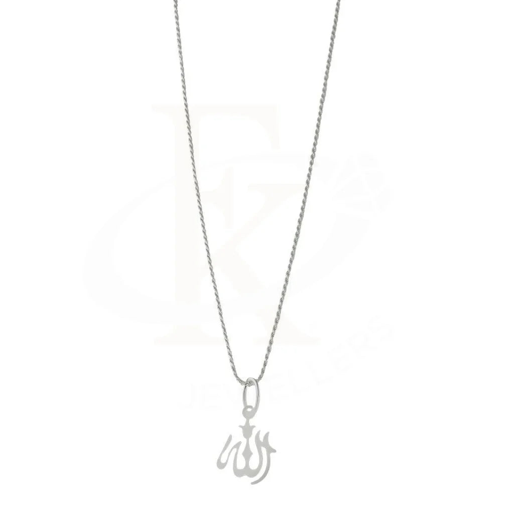 Italian Silver 925 Necklace (Chain With Allah Pendant) - Fkjnkl1751 Necklaces