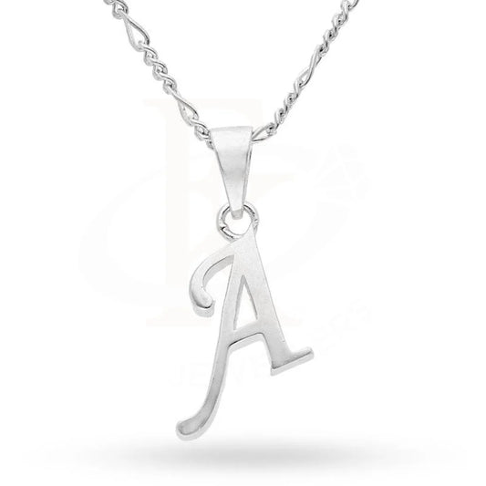 Italian Silver 925 Necklace (Chain With Alphabet Pendant) - Fkjnklsl2092 Necklaces