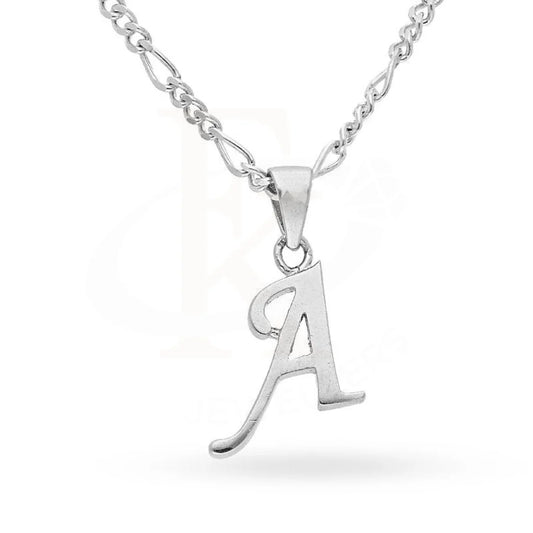 Italian Silver 925 Necklace (Chain With Alphabet Pendant) - Fkjnklsl2098 Necklaces