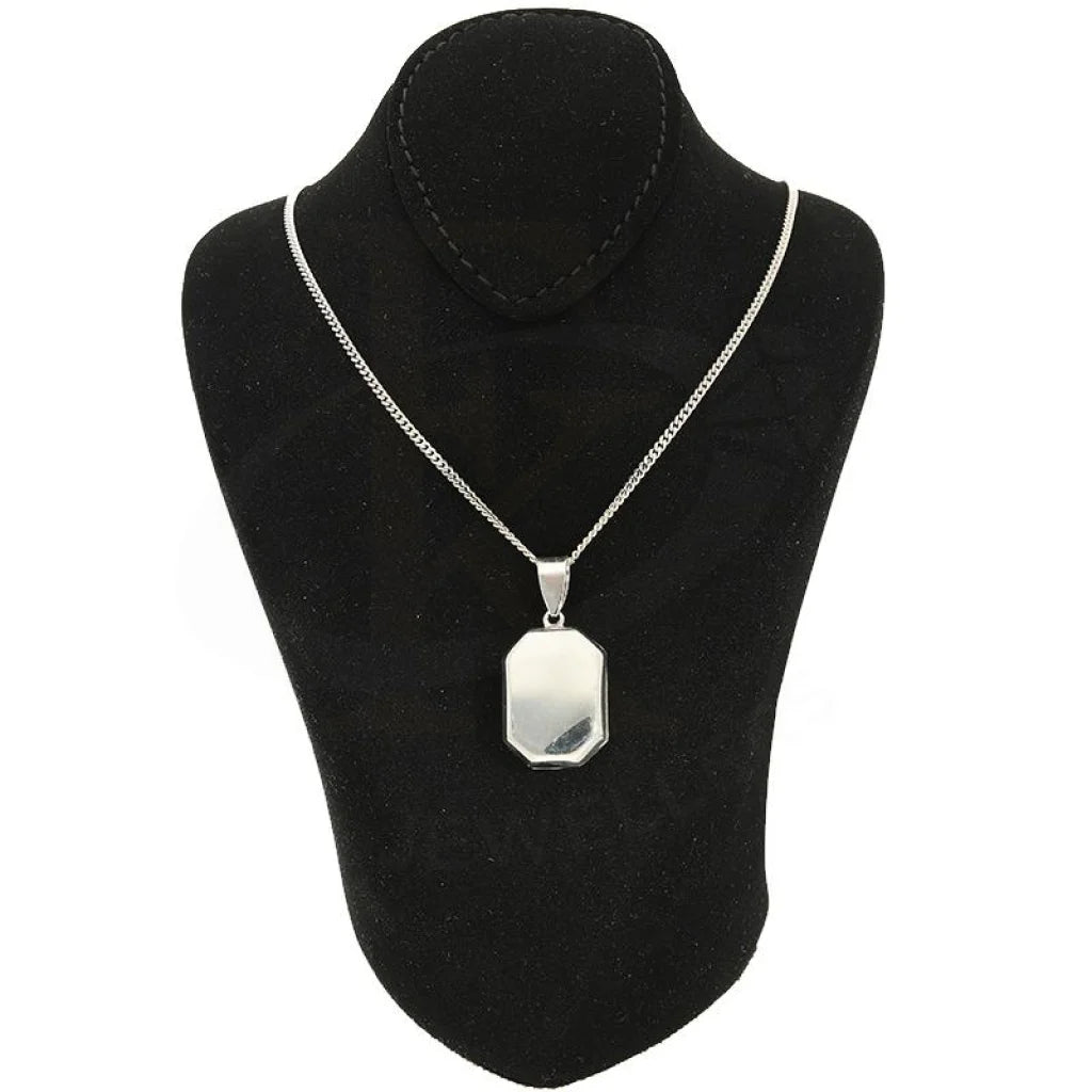 Italian Silver 925 Necklace (Chain With Amulet Locket Pendant) - Fkjnklsl2338 Necklaces