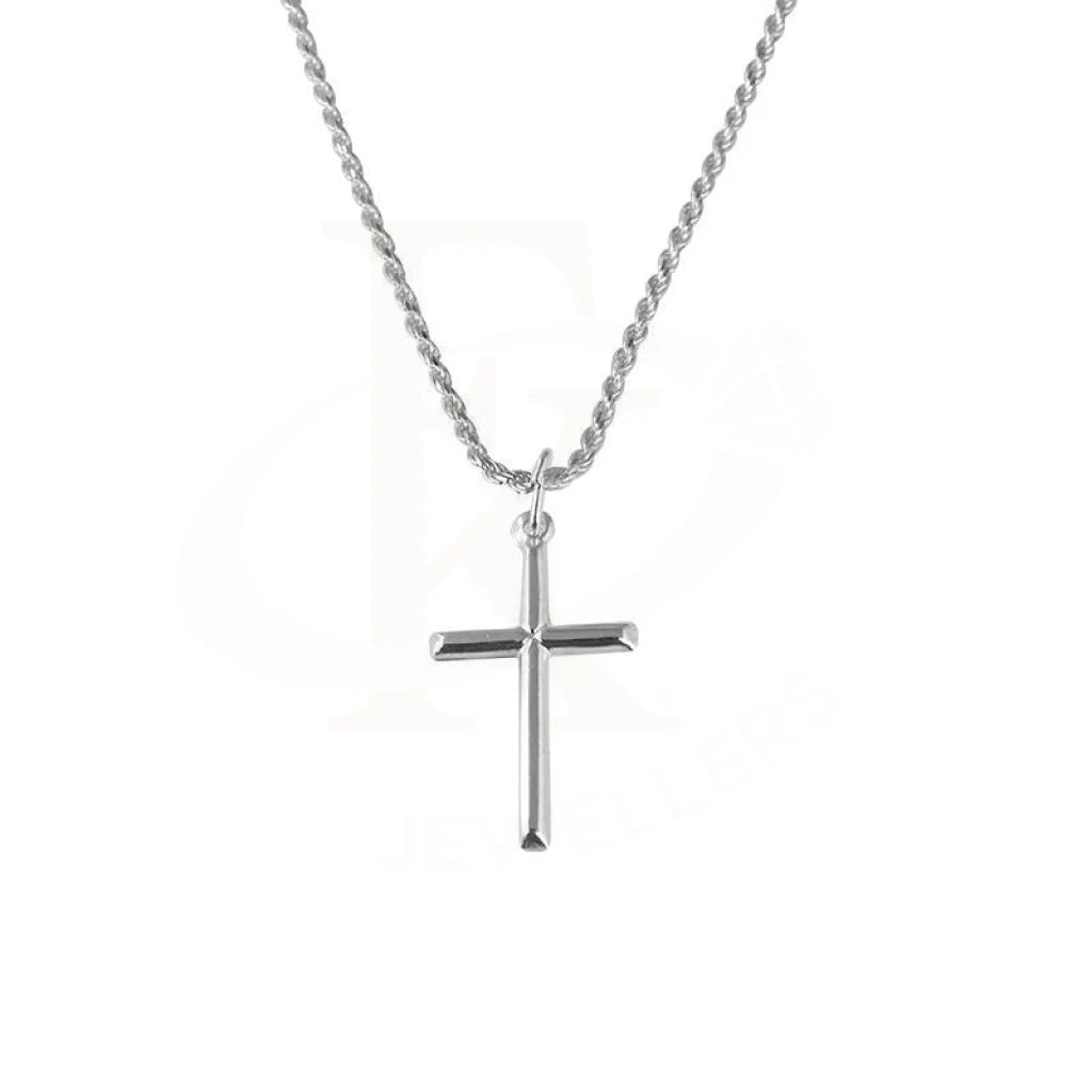 Italian Silver 925 Necklace (Chain With Cross Pendant) - Fkjnkl1692 Necklaces