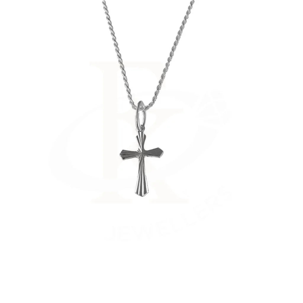 Italian Silver 925 Necklace (Chain With Cross Pendant) - Fkjnkl1721 Necklaces