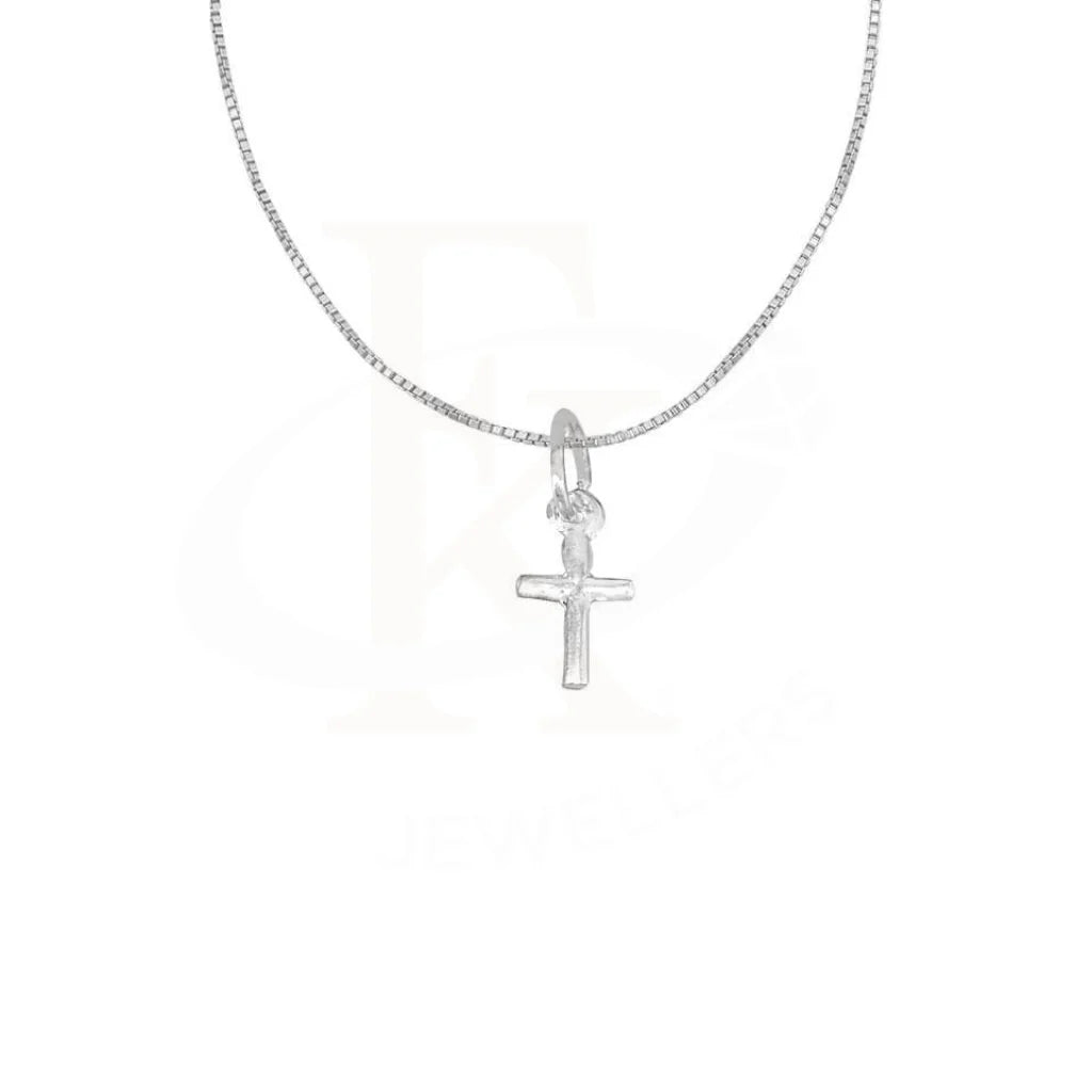 Italian Silver 925 Necklace (Chain With Cross Pendant) - Fkjnkl1781 Necklaces