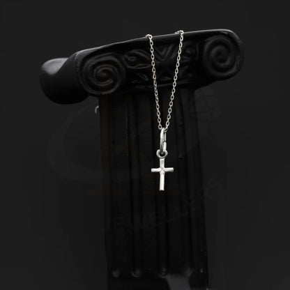 Sterling Silver 925 Necklace (Chain With Cross Shaped Pendant) - Fkjnklsl7984 Necklaces