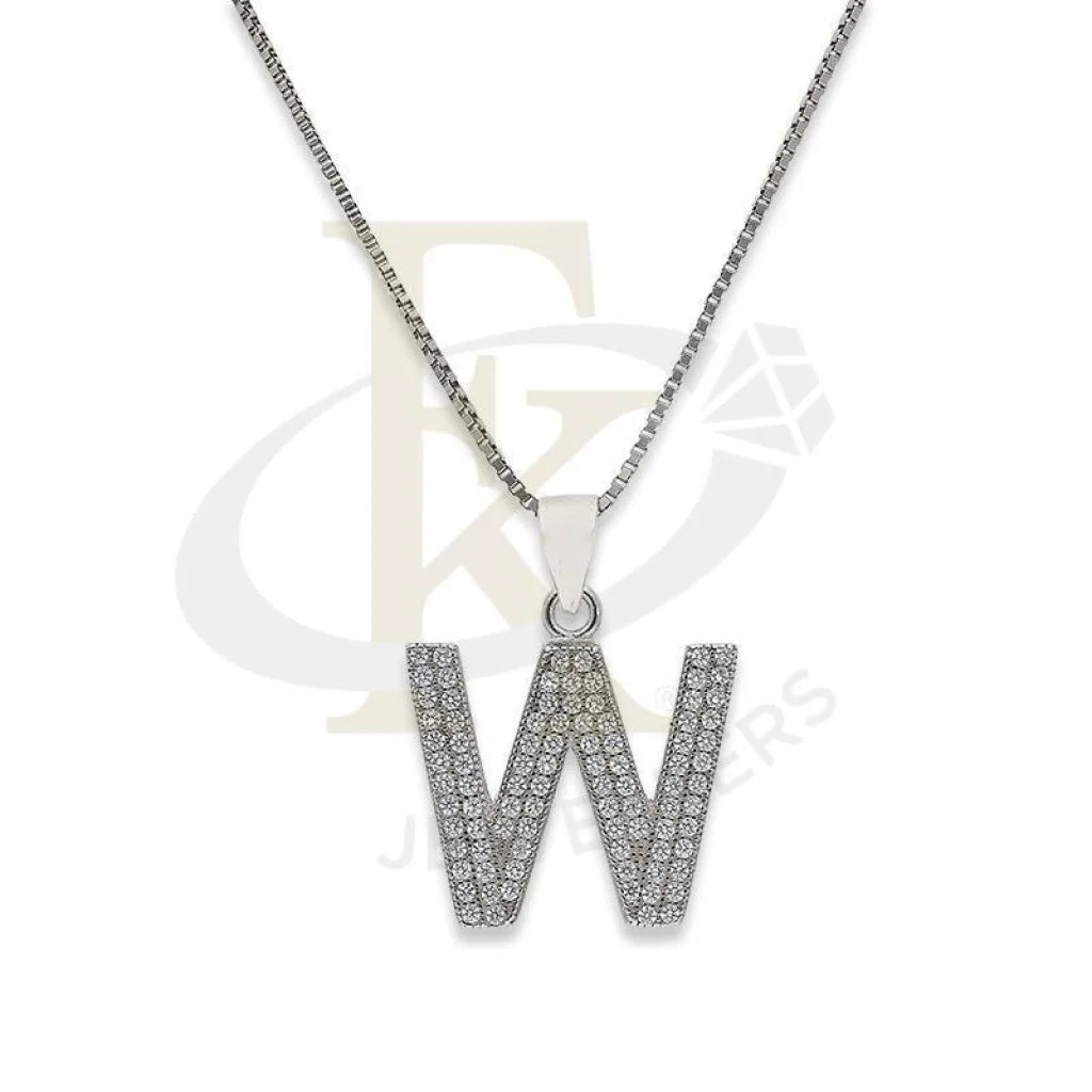Italian Silver 925 Necklace (Chain With Exquisite Alphabet Pendant) - Fkjnklsl2000 Necklaces