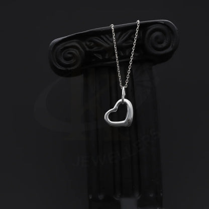 Sterling Silver 925 Necklace (Chain With Hanging Heart Pendant) - Fkjnklsl7983 Necklaces