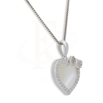 Sterling Silver 925 Necklace (Chain With Heart With Knot Pendant) - Fkjnklsl2980 Necklaces