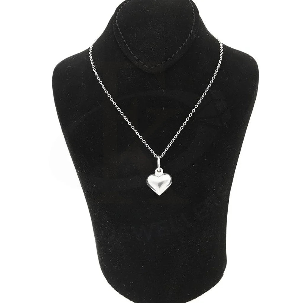 Italian Silver 925 Necklace (Chain With Heart Pendant) - Fkjnkl1729 Necklaces