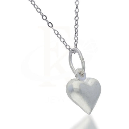 Italian Silver 925 Necklace (Chain With Heart Pendant) - Fkjnkl1729 Necklaces