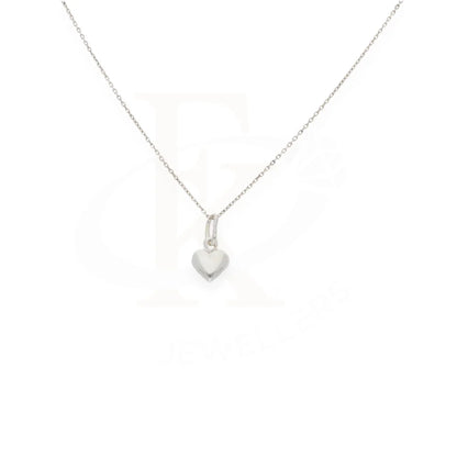 Sterling Silver 925 Necklace (Chain With Heart Shaped Pendant) - Fkjnklsl7979 Necklaces