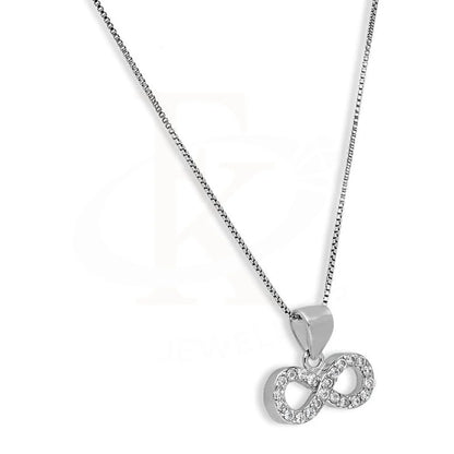 Italian Silver 925 Necklace (Chain With Infinity Pendant) - Fkjnklsl2633 Necklaces