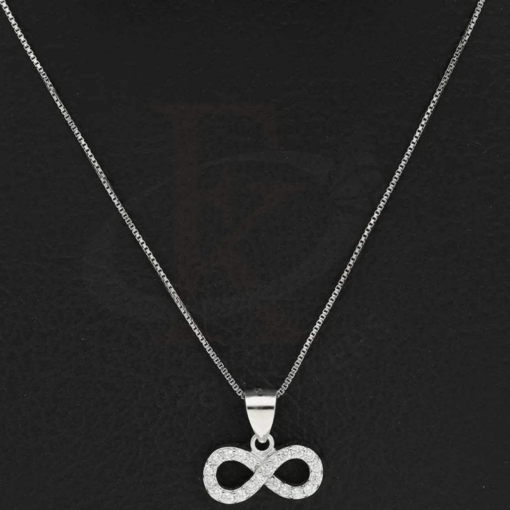 Italian Silver 925 Necklace (Chain With Infinity Pendant) - Fkjnklsl2633 Necklaces