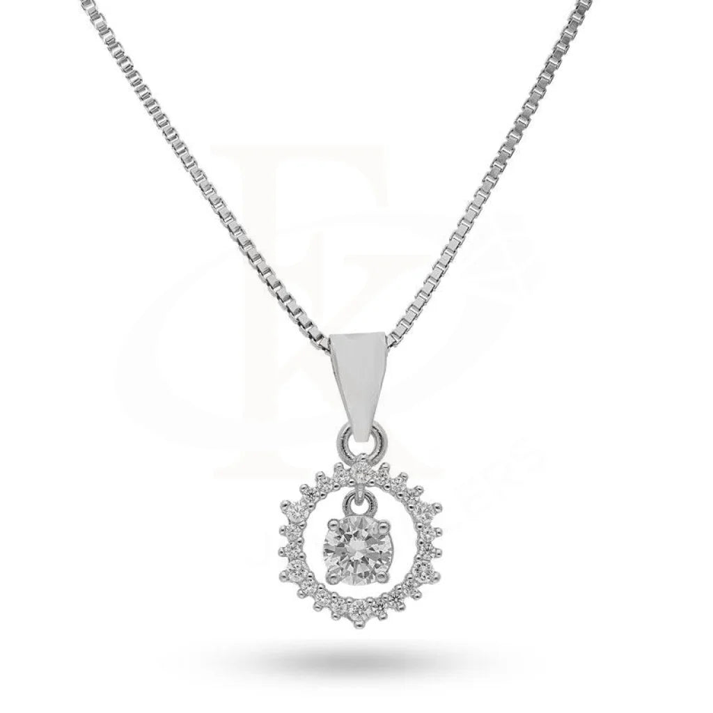 Italian Silver 925 Necklace (Chain With Pendant) - Fkjnklsl2156 Box Chain / 2.600 Grams Necklaces