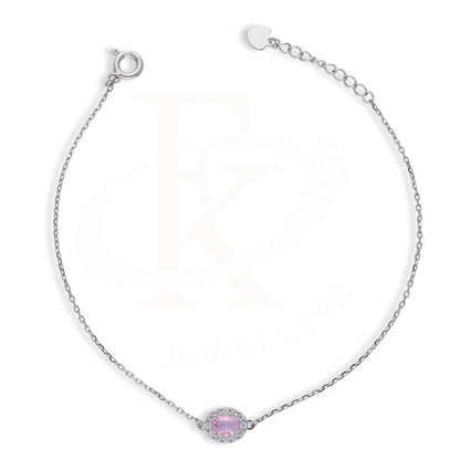 Sterling Silver 925 Oval Shaped Bracelet - Fkjbrlsl2767 Bracelets